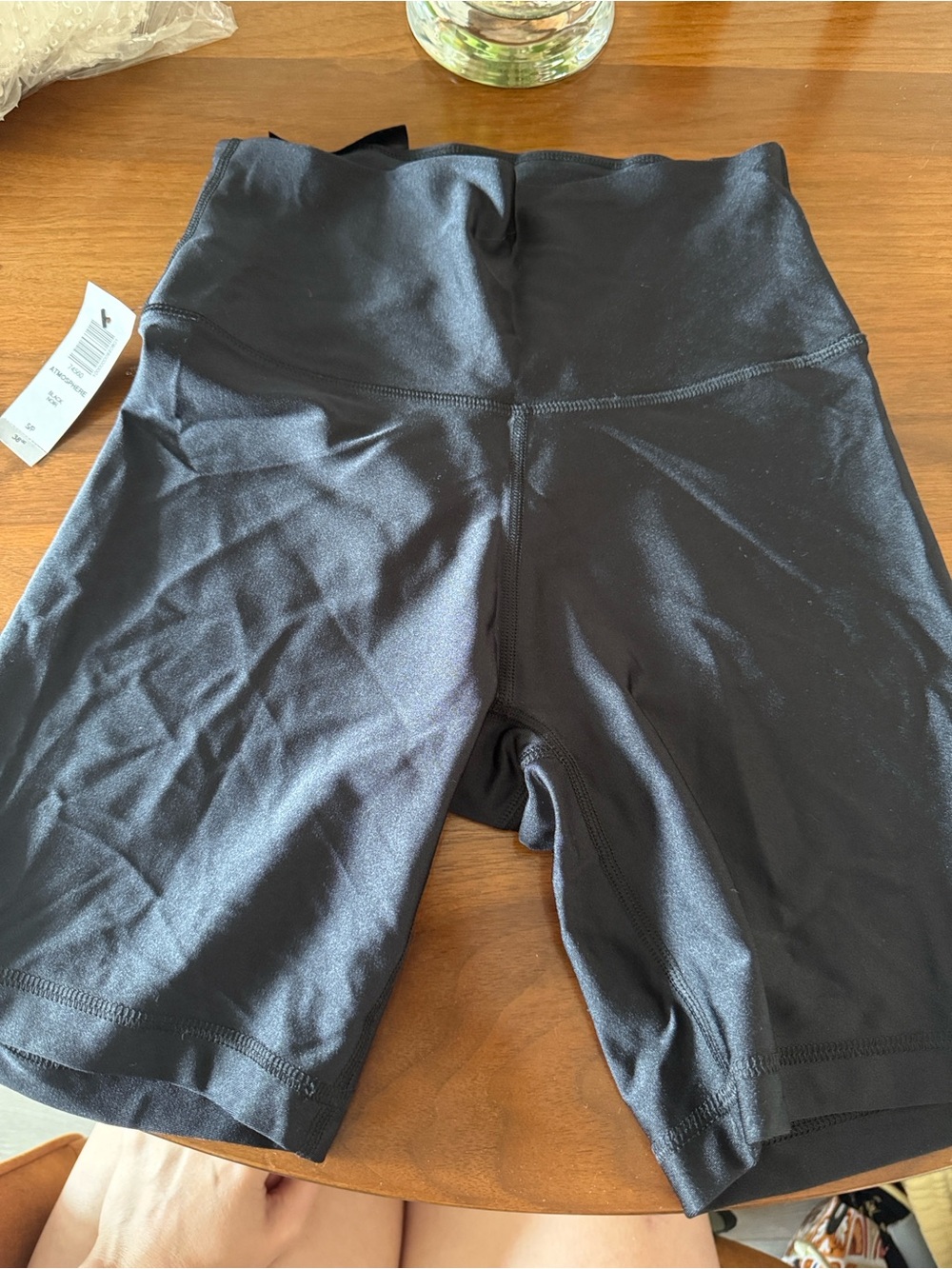 TNA Black High-Rise Bike Shorts